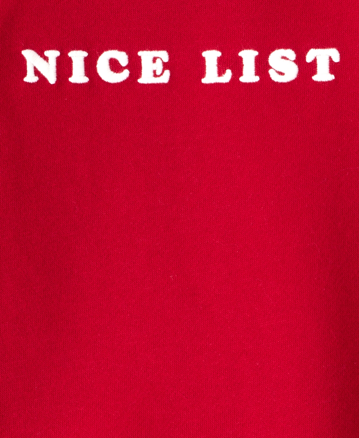 Carter's Toddler Boys Christmas Nice List Long Sleeve Pullover Sweatshirt In Red