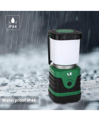 1000LM Rechargeable LED Camping Lantern, 4400mAh, Camping Hiking Emergency Essential, 4 Light Modes, Waterproof Flashlight, USB Cable Included
