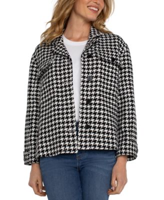 Petite Boxy Notch Collar Shacket