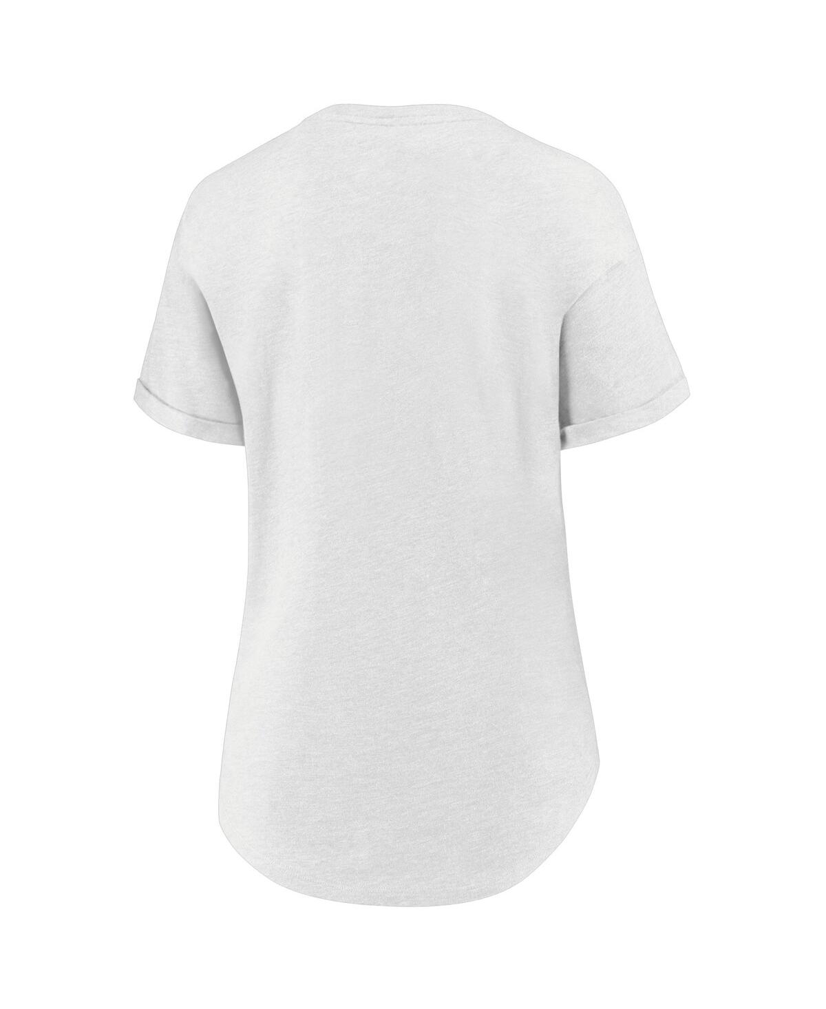 Fanatics Women's White Wisconsin Badgers True Classics Home State T-shirt In Multi
