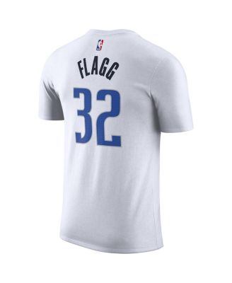 Men's Cooper Flagg White Dallas Mavericks 2025 NBA Draft First Round Pick Association Edition Name Number T-Shirt