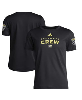 adidas - Big Boys and Girls Black Columbus Crew 2025 Archive Collection Jersey Hook T-Shirt
