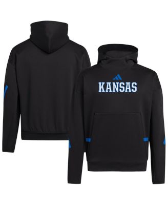 adidas - Men's Black Kansas Jayhawks Z.N.E. Pullover Hoodie