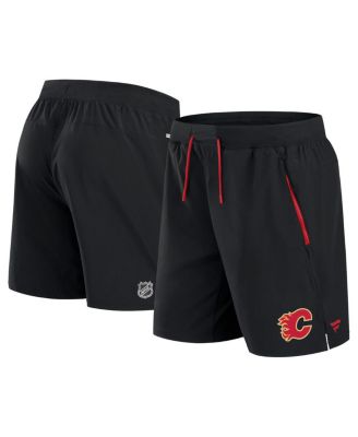 Fanatics - Men's Black Calgary Flames Authentic Pro Rink Performance Shorts