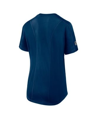 Women's Deep Sea Blue Seattle Kraken Authentic Pro Rink T-Shirt