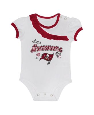Baby Boys and Girls 2-Piece Tampa Bay Buccaneers Love My Team Bodysuit and Skirt Set