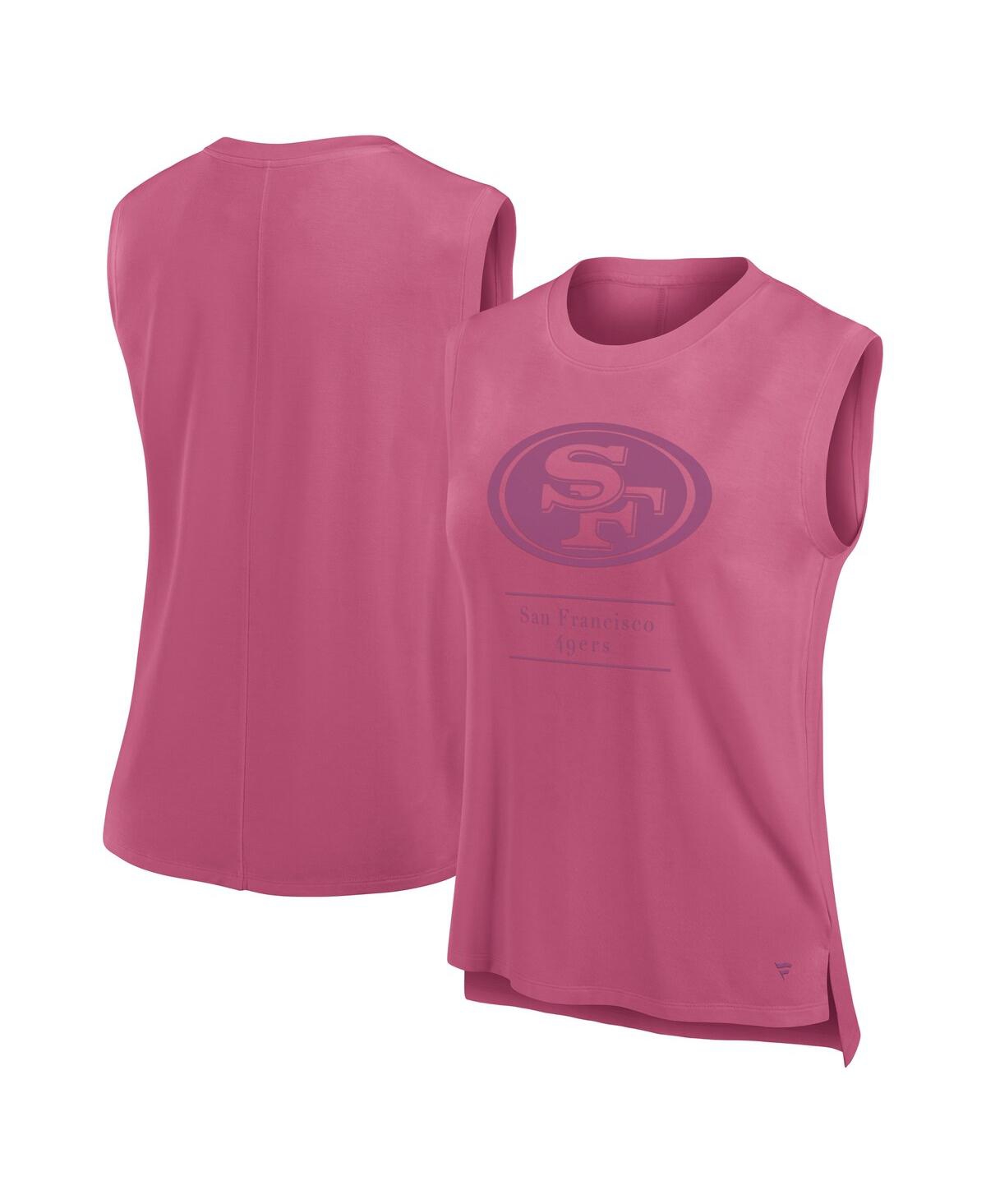 Fanatics Women's Pink Kansas City Chiefs Studio Embrace Tank Top In Pink