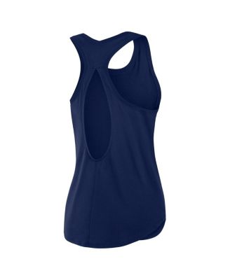 Women's Navy Tennessee Titans Iron Fan Tank Top