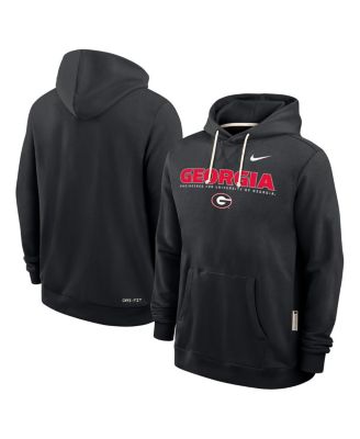 Men's Black Georgia Bulldogs 2025 Sideline Standard Issue Dri-FIT Hoodie