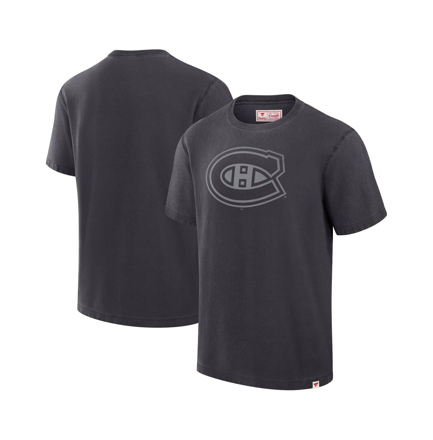 Мужская футболка Fanatics Black Montreal Canadiens Made in Canada — фото 1