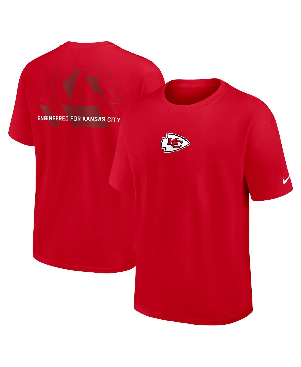 Nike Red Kansas City Chiefs Dominate The Game Essential Max90 T-shirt In Red