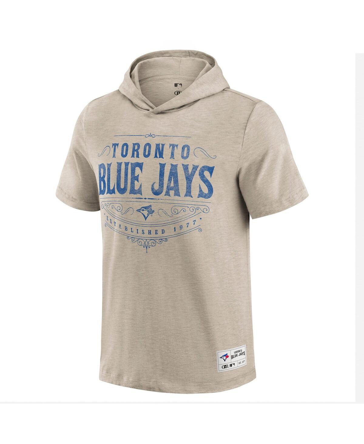 Fanatics Darius Rucker Collection By  Men's Tan Toronto Blue Jays Hooded T-shirt In Brown