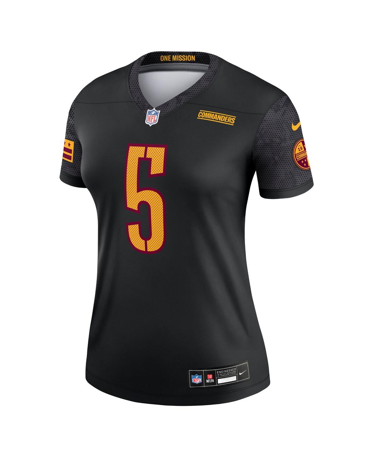Nike Jayden Daniels Black Washington Commanders Alternate Game Player Jersey In Black