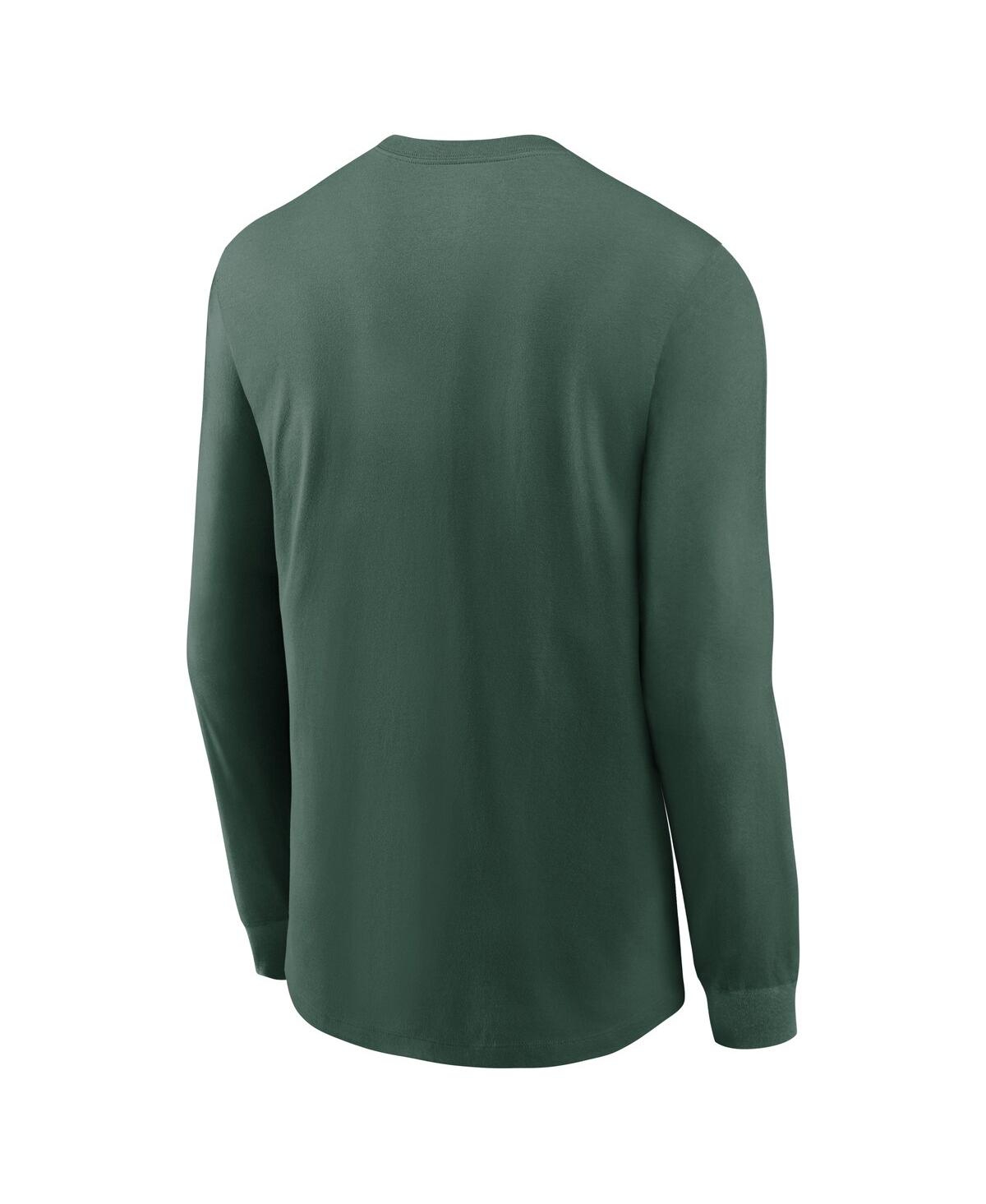 Nike Green Green Bay Packers Play To Win Essential Long Sleeve T-shirt In Green