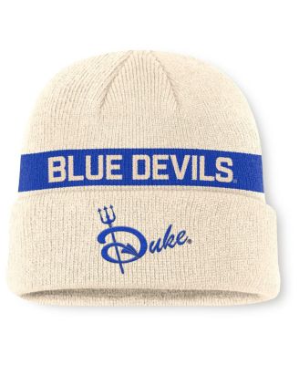 Nike - Men's Natural Duke Blue Devils Peak Primetime Utility Cuffed Knit Hat