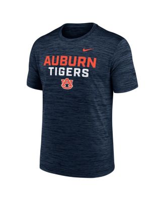 Men's Navy Auburn Tigers Campus Center Stack Velocity Dri-FIT T-Shirt