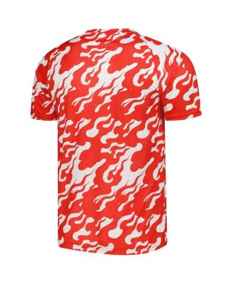 Men's Red AC Milan 2025/26 Pre-Match DryCell Training Jersey