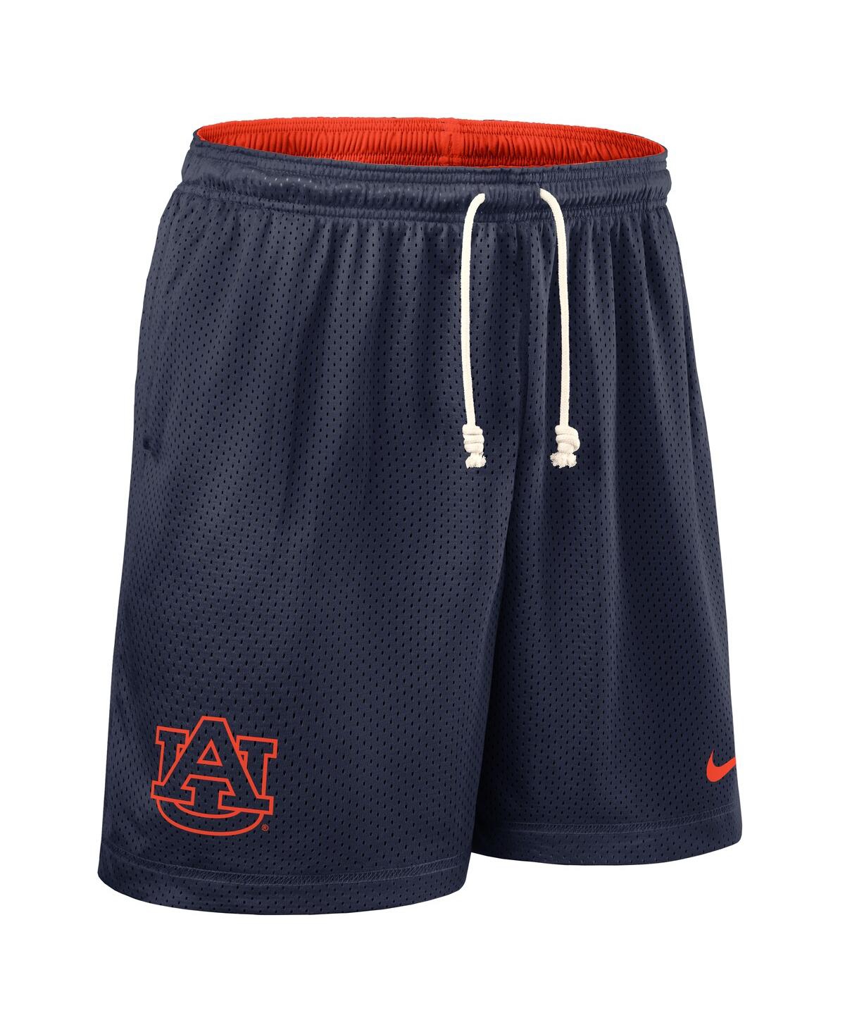 Nike Navy/orange Auburn Tigers 2025 Sideline Reversible Dri-fit Shorts In Multi