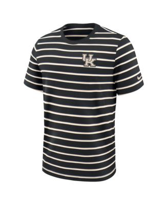 Men's Black Kentucky Wildcats Athletic Prep Legacy Summit Stripe T-Shirt