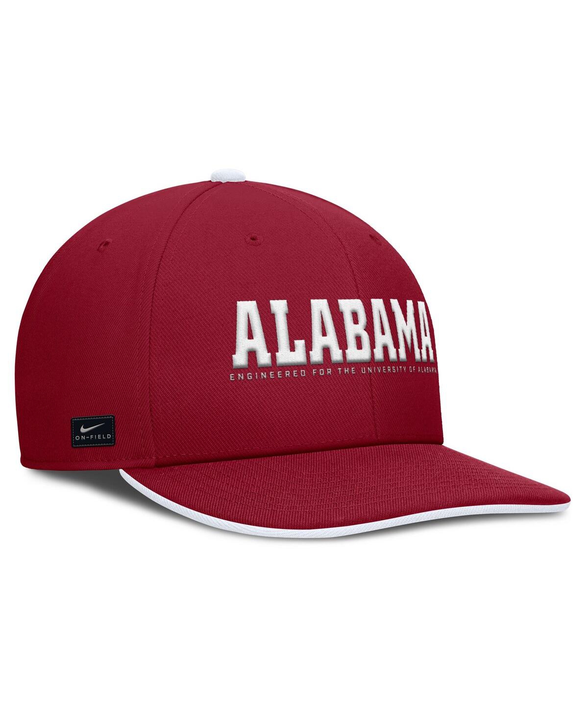Nike Men's Crimson Alabama Crimson Tide 2025 On-field Pro Performance Adjustable Hat In Red