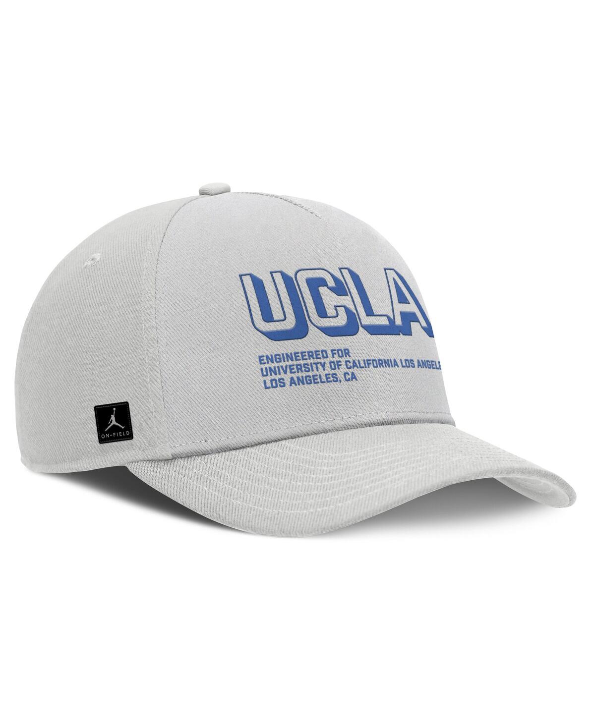 Jordan Men's Gray Ucla Bruins 2025 Sideline Dust Pinched Rise Adjustable Hat In Gray