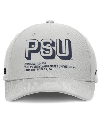 Men's Gray Penn State Nittany Lions 2025 Sideline Dust Pinched Rise Adjustable Hat