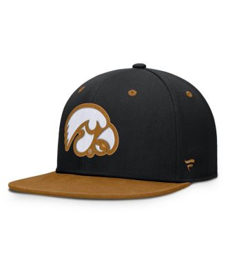 Fanatics - Men's Black/Brown Iowa Hawkeyes NoBo Fitted Hat