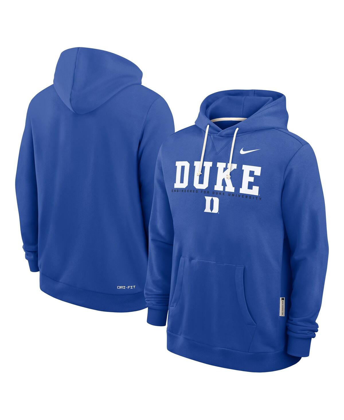 Nike Royal Duke Blue Devils 2025 Sideline Standard Issue Dri-fit Hoodie In Blue