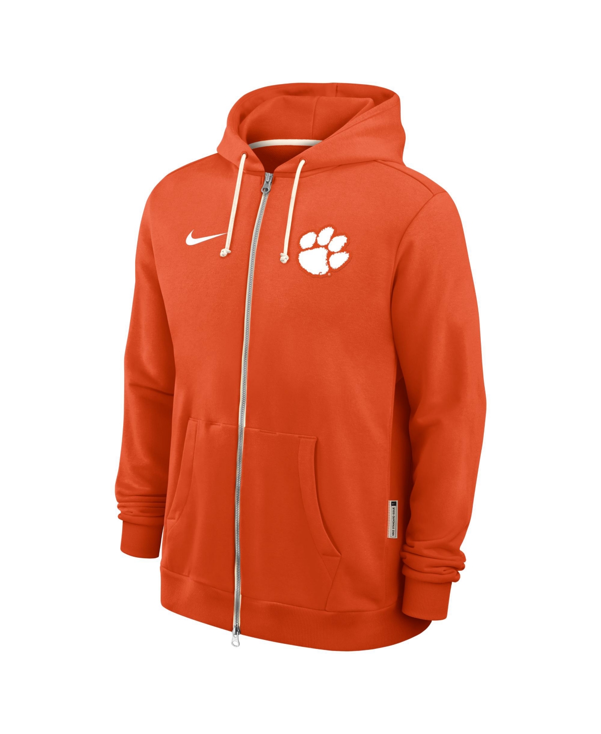 Nike Clemson Sideline  Men's Dri-fit College Full-zip Hoodie In Orange
