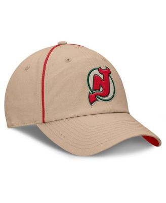 Men's Cream New Jersey Devils Heritage Setoff Adjustable Hat