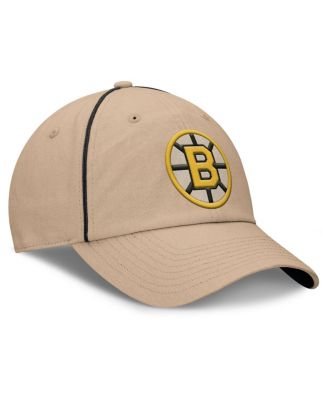 Men's Cream Boston Bruins Heritage Setoff Adjustable Hat