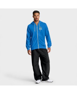 Men's Powder Blue Los Angeles Chargers Sideline Standard Issue Utility Player Dri-FIT Full-Zip Hoodie