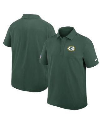 Men's Green Bay Packers Sideline City Pride Woven Performance Polo Shirt