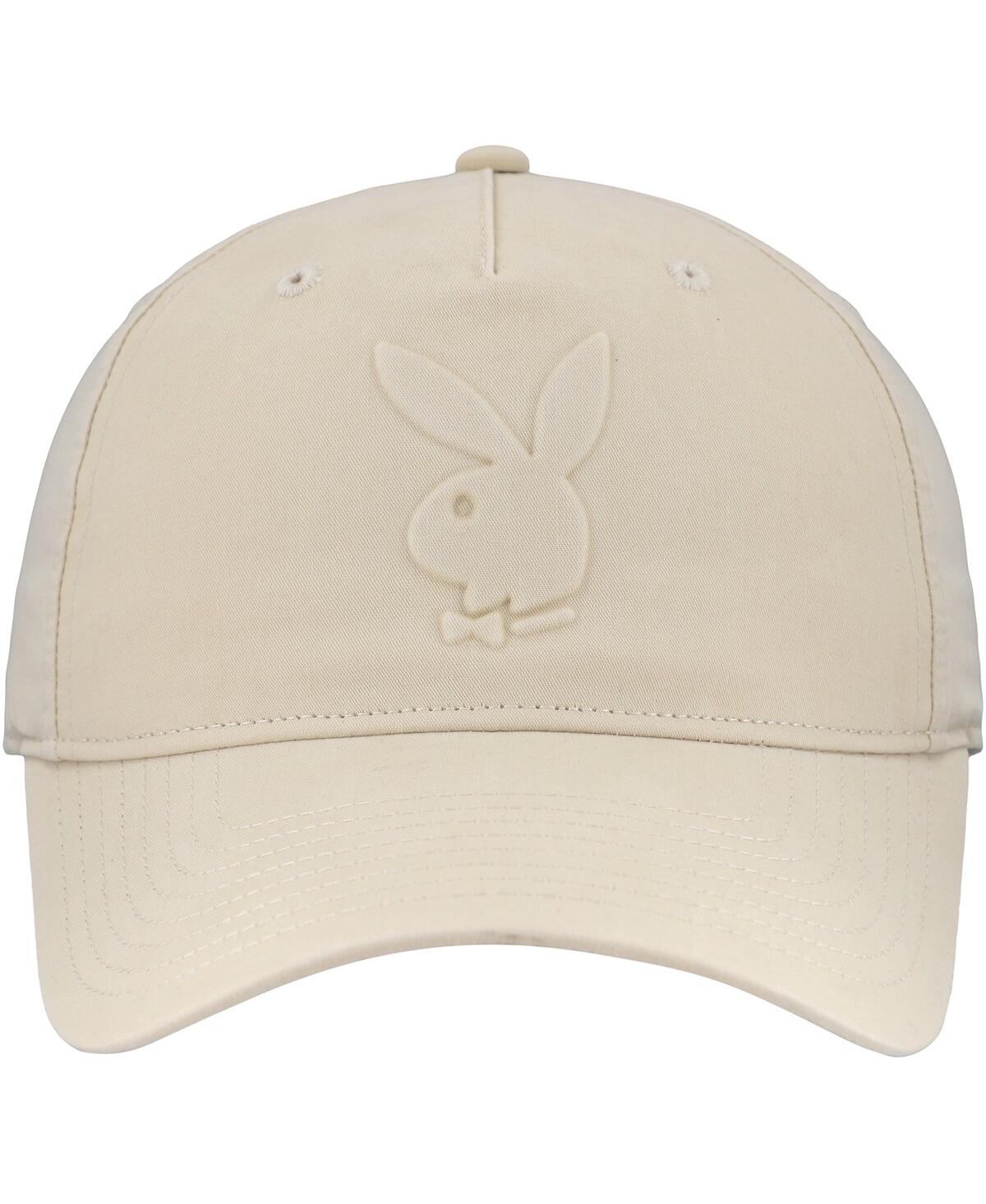 Lids Men's And Women's Khaki Playboy Embossed Logo Adjustable Hat In Brown