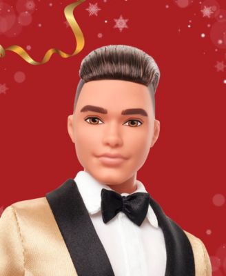 2025 Holiday Ken Doll with Light Brown Hair