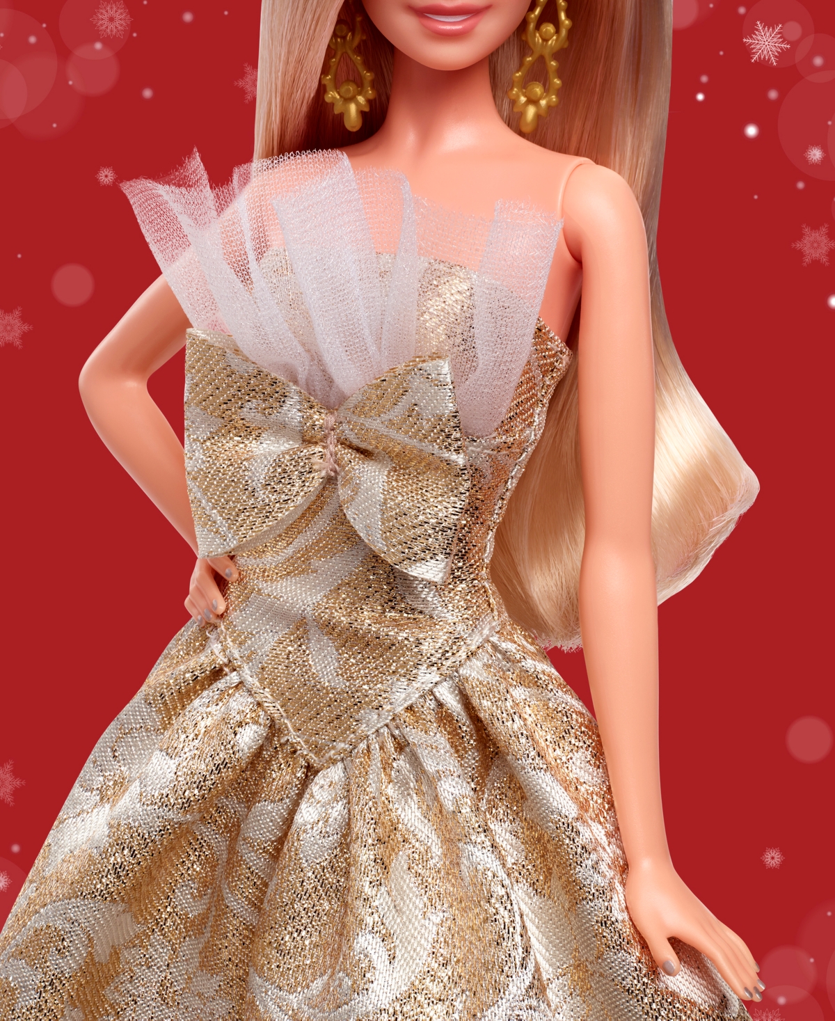 Barbie 2025 Holiday  Doll- Blonde In Multi