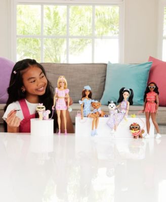 Twinning Looks Fashion Doll with Pet Dog Matching Clothes and Accessories