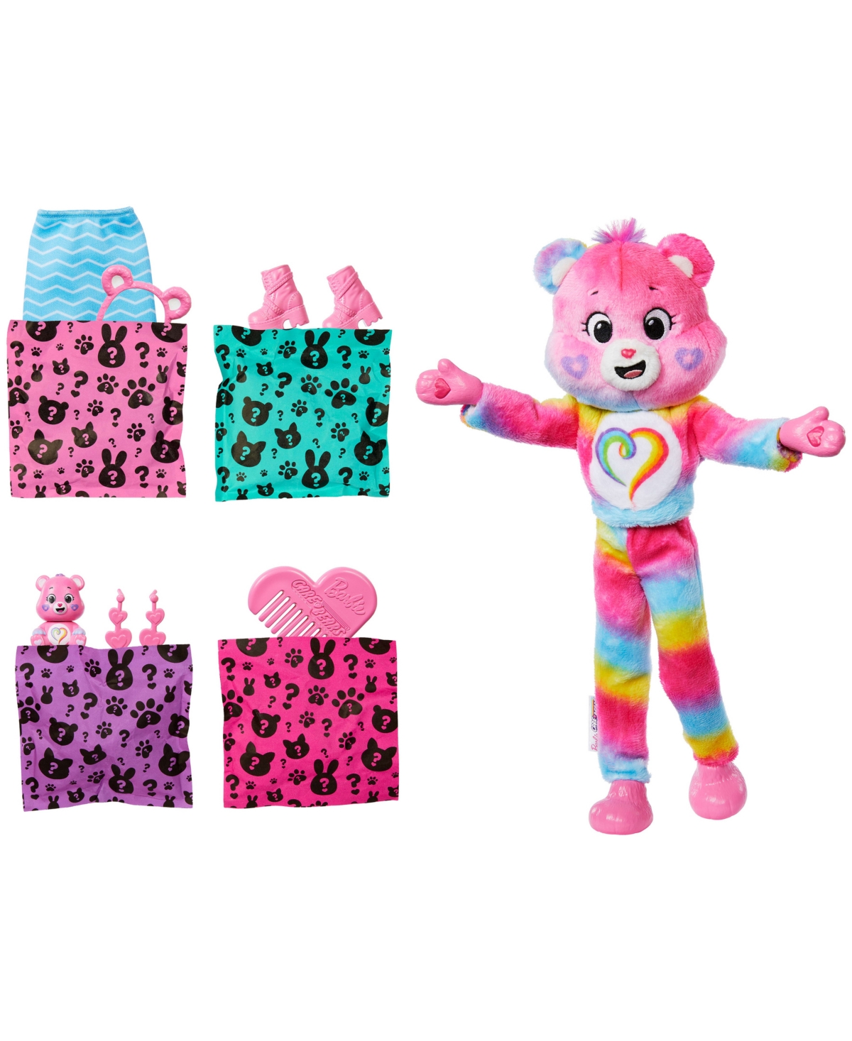 Barbie Cutie Reveal Care Bears Doll And Accessories In Multi