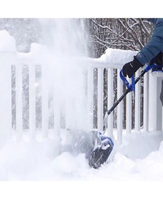 IONMAX 24-Volt Cordless Battery-Powered Snow Shovel Bundle, 13-In, Blue