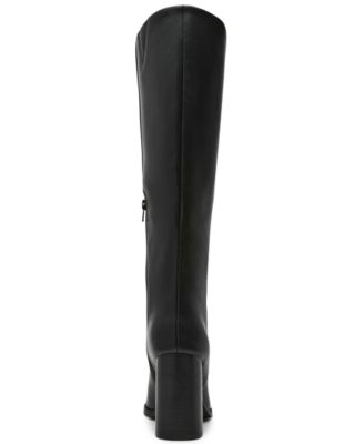 Women's Bardonny Wide-Calf Knee-High Block Heel Boots