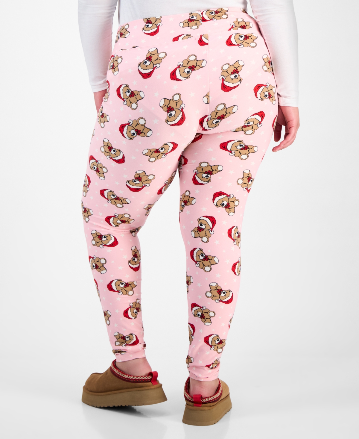 Planet Heart Trendy Plus Xmas Printed High-Rise Leggings