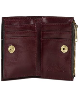 Busalla Leather Bifold Zipper Wallet