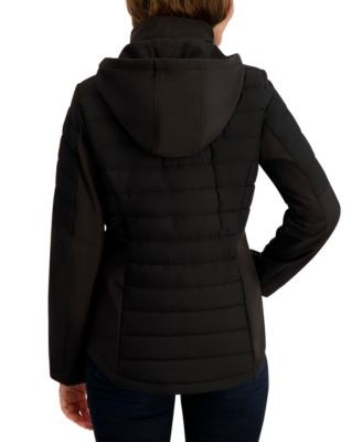 Women's Fleece-Lined Hooded Softshell Coat