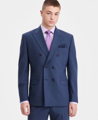 Men's Slim-Fit Wool-Blend Double Breasted Suit Separates Jacket, Macy's Exclusive image