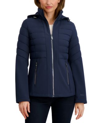 Women's Fleece-Lined Hooded Softshell Coat