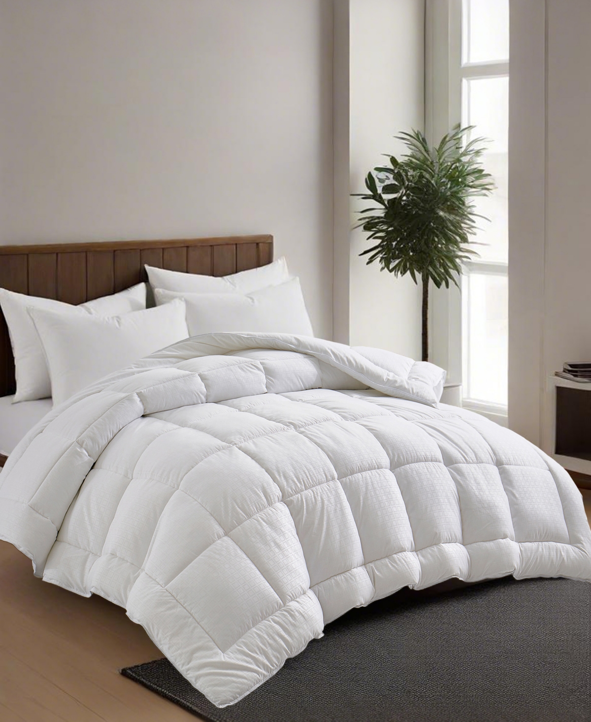 Unikome All Season Ultra Soft Classic Embossed Down Alternative Comforter