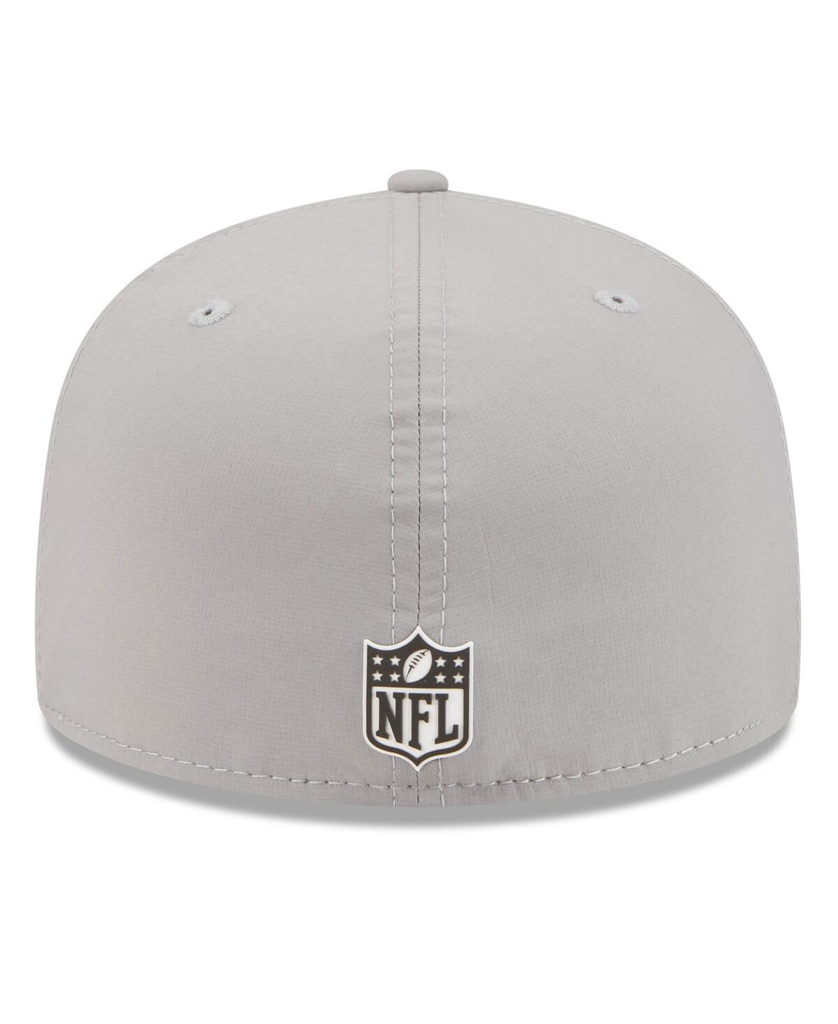 New Era Men's Gray Cleveland Browns 2025 Sideline 59fifty Fitted Hat In Gray