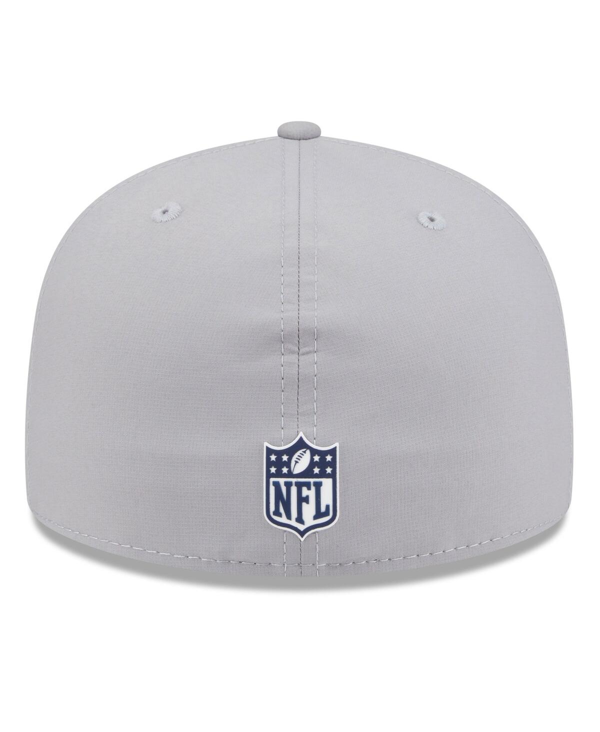 New Era Men's Gray Tennessee Titans 2025 Sideline 59fifty Fitted Hat In Gray