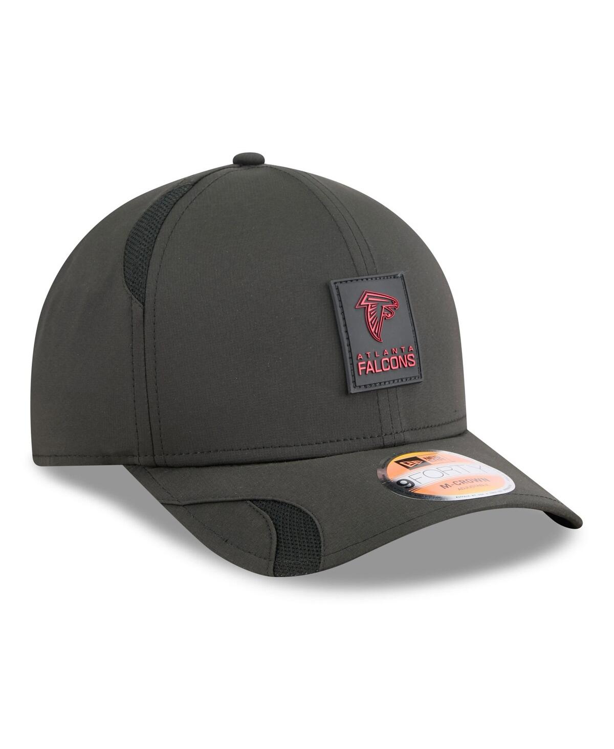 New Era Big Boys And Girls Black Atlanta Falcons 2025 Sideline 9forty Adjustable Hat In Green
