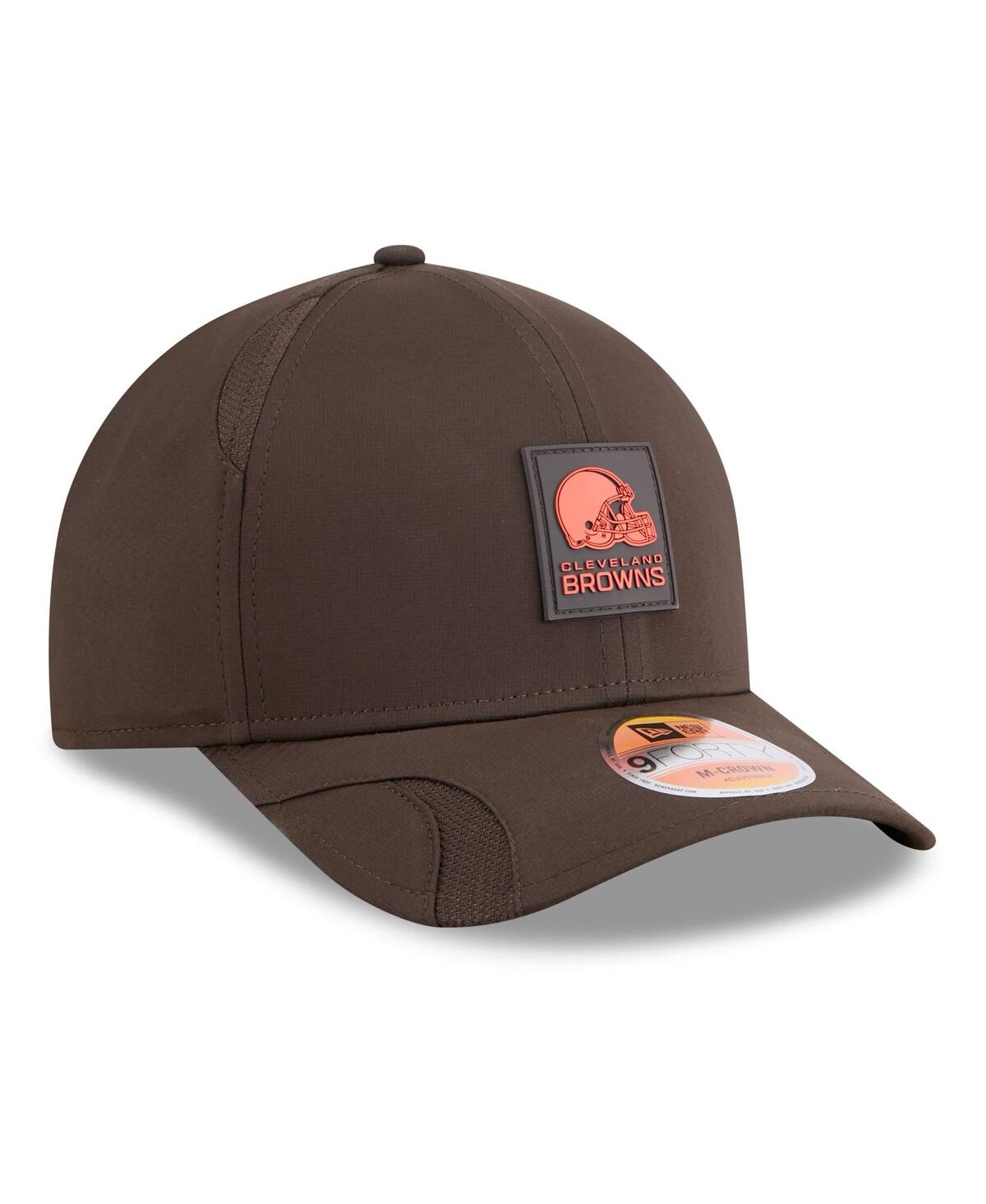 New Era Big Boys And Girls Brown Cleveland Browns 2025 Sideline 9forty Adjustable Hat In Brown